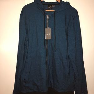 Men’s teal colored brand new hoodie!